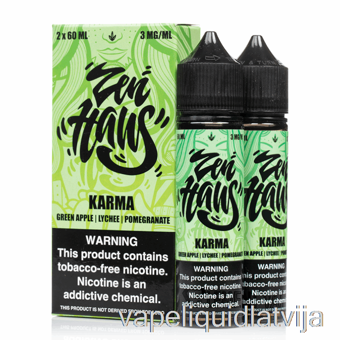 Karma - Zen Haus - 120ml 0mg Vape šķidrums